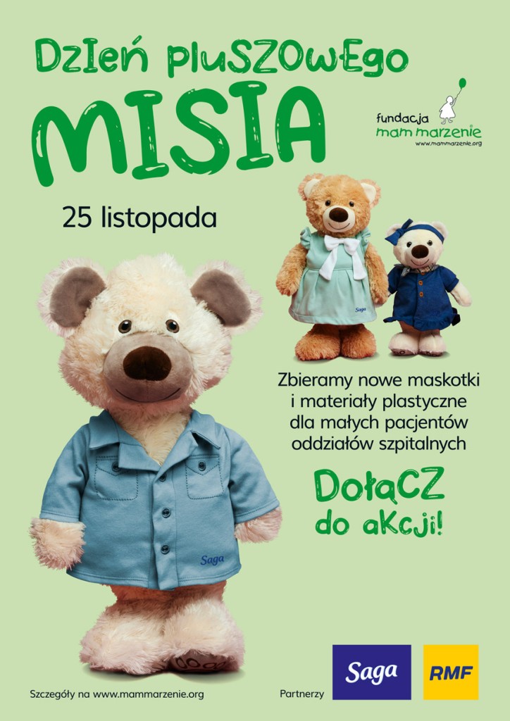 Dzie Pluszowego Misia Fundacja Mam Marzenie